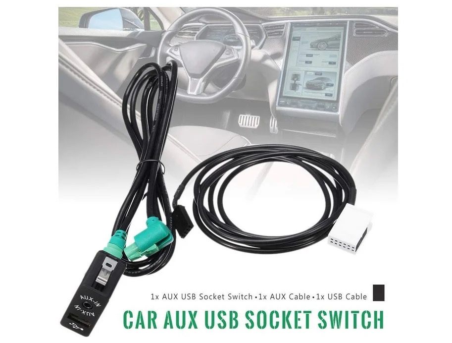 Cablu adaptor Aux in USB 12-4 pini BMW Mini Cooper E81 E90 E60 F10 F06