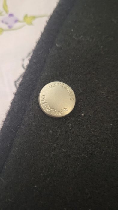 Off white baseball jacket