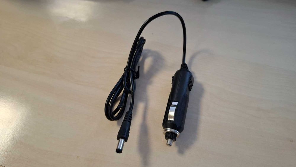 Cablu alimentare brichetă auto, 1m, negru