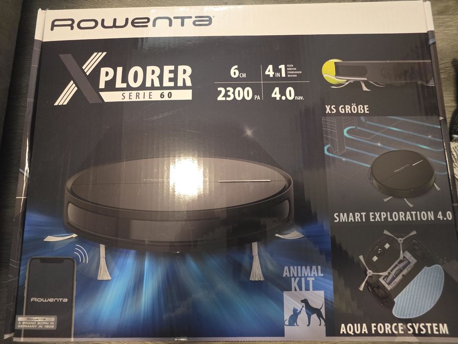 НОВА:Прахосмукачка робот на Rowenta x60