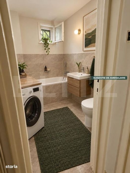 Apartament cu 2 camere la parter- nerenovat, 49,5 mp, zona Centru