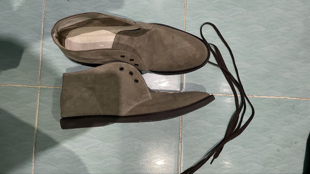 Ботинки замшевые демисезонные