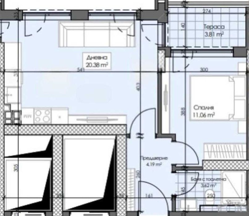 Продава се Двустаен апартамент в Пловдив, Кършияка - 67 кв.м за 905 €/кв.м - Снимка #2