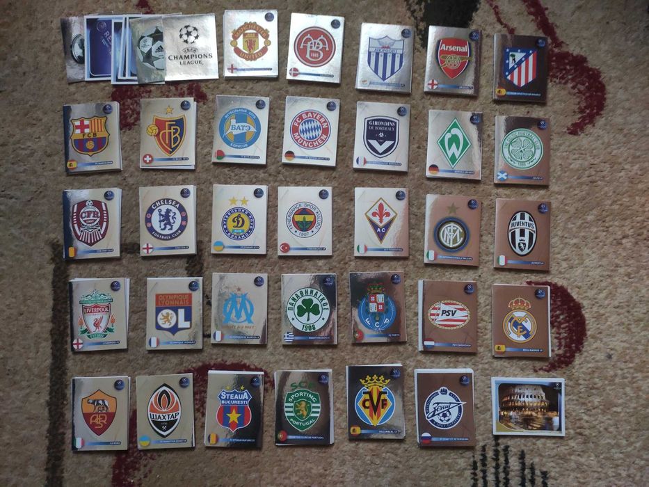 Set complet Panini Champions League 08/09 (stickere + album)