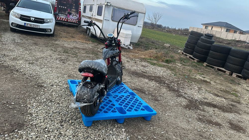 Scuter Electric, SHANSU CHOPPER, 20A, 60 V, 1500W, FARA PERMIS -16 ANI