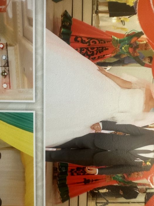 свадебное платье невесты+фата+подюбник