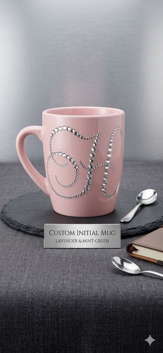 Кружки со стразами . Ручная работа