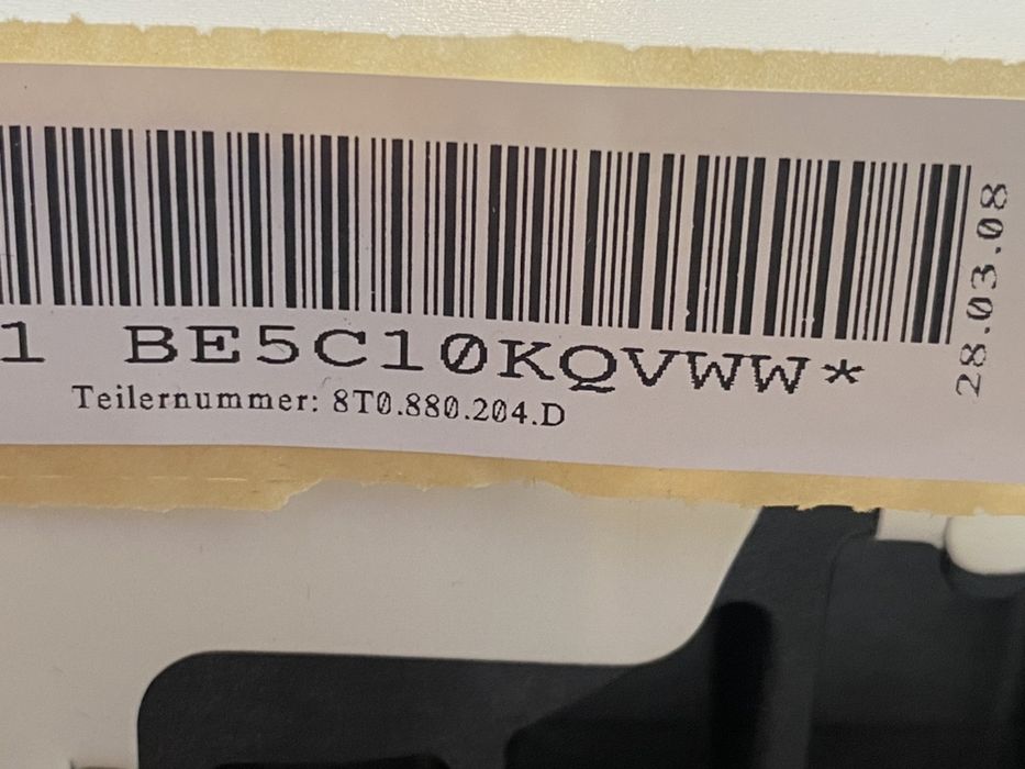 Kit airbag / Centuri / Pasager / Sofer / Cortine Audi A4 B8