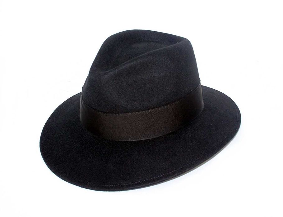 Palarie din fetru de lana Bond - Neagra sau maron