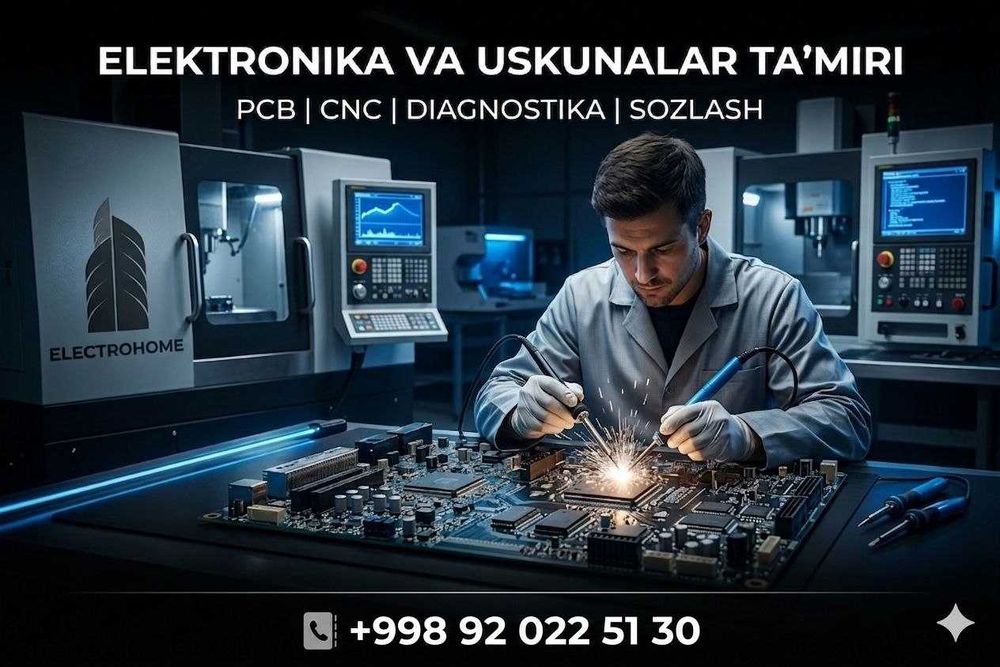 Stanok va muhandislik uskunalarini ta’mirlash | Ishga tushirish