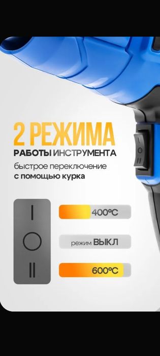 Строительный Фен в упаковке