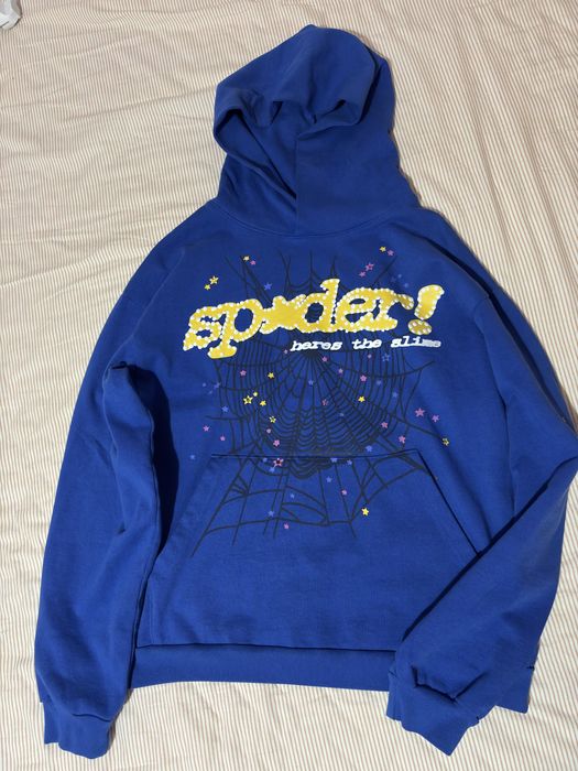 hoodie sp5der | spider blue tc