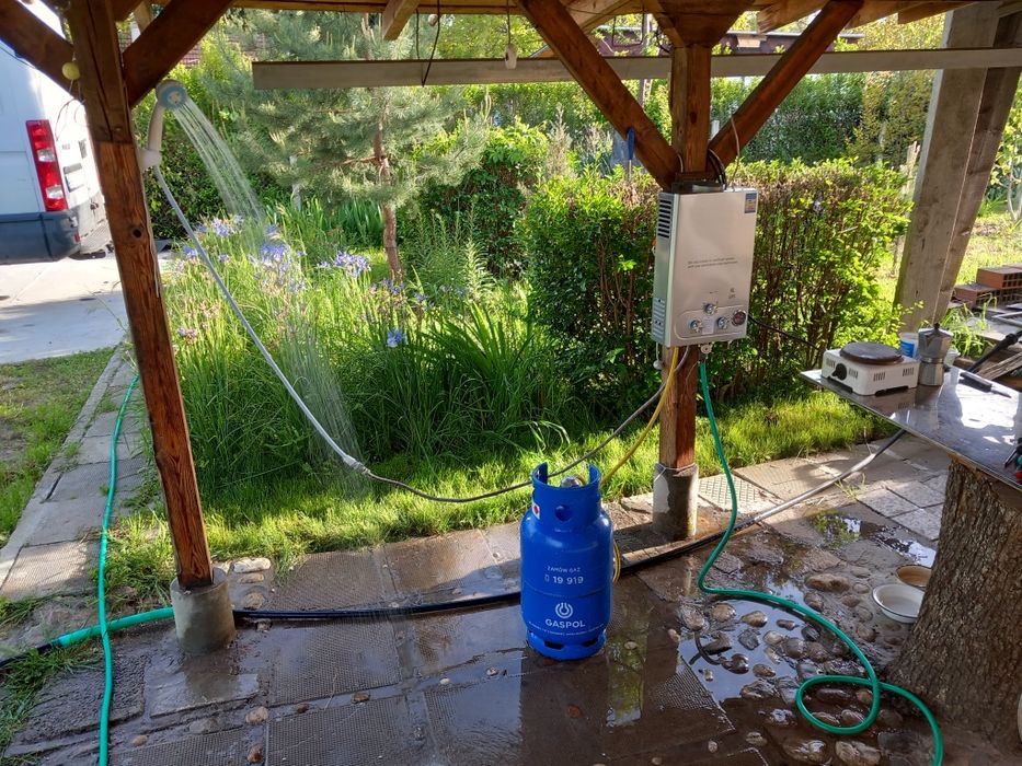 Газов проточен бойлер  18 литра в минута - 36 kW