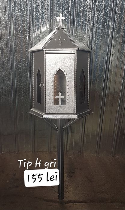 Felinare cimitir negre gri maro sau electrostatic vopsite