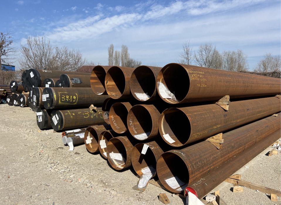 Țeavă metalică nouă și recuperată DN 76–1600 | Diametre mari