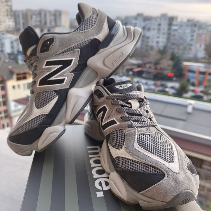 New Balance 9060 black with castlerock 9060era 44-45