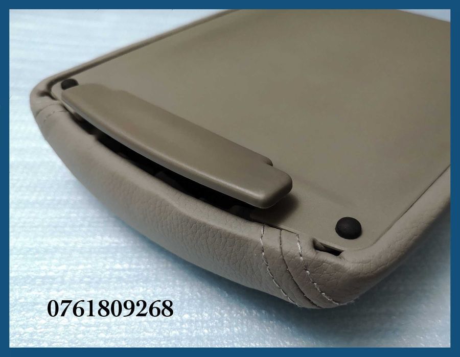 Capac cotiera piele ecologica Audi A6 C6 4F (2005-2011) Gri