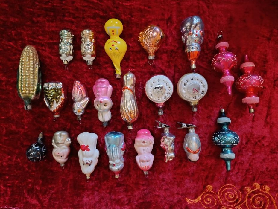 Ёлочные игрушки СССР ( новогодние )