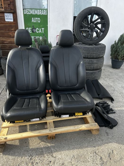 Interior piele electric scaune față și banchete spate BMW G30