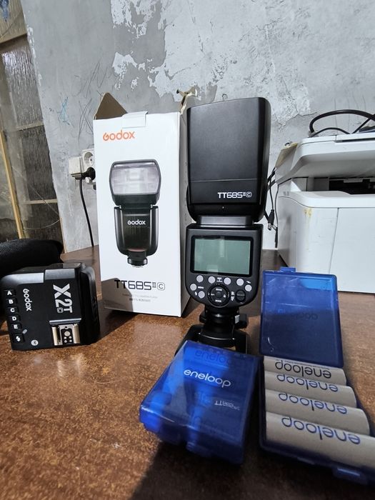 Продам комплект вспышку godox tt 685iic TTL