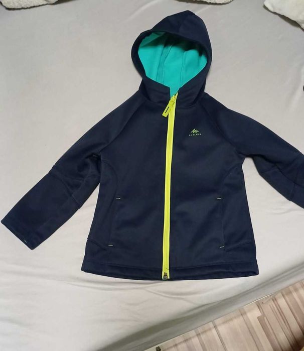 Jachetă Softshell Drumeție la munte MH550 Bleumarin 3 4 ani/96 - 102