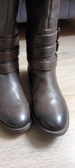 Cizme damă piele box