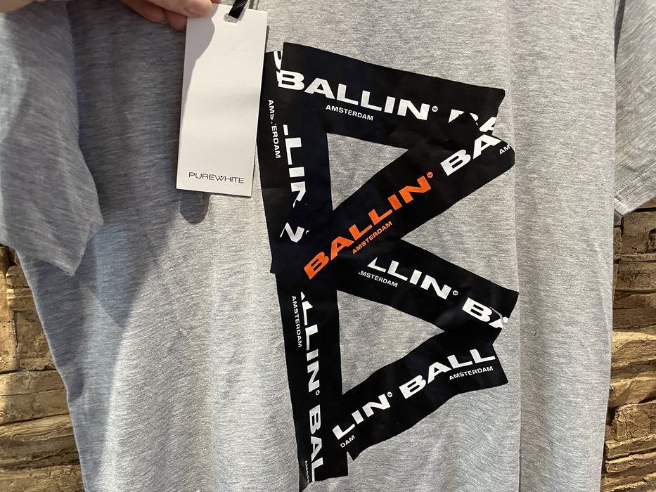 PUREWHITE BALLIN TAPE-Оригинална тениска-L