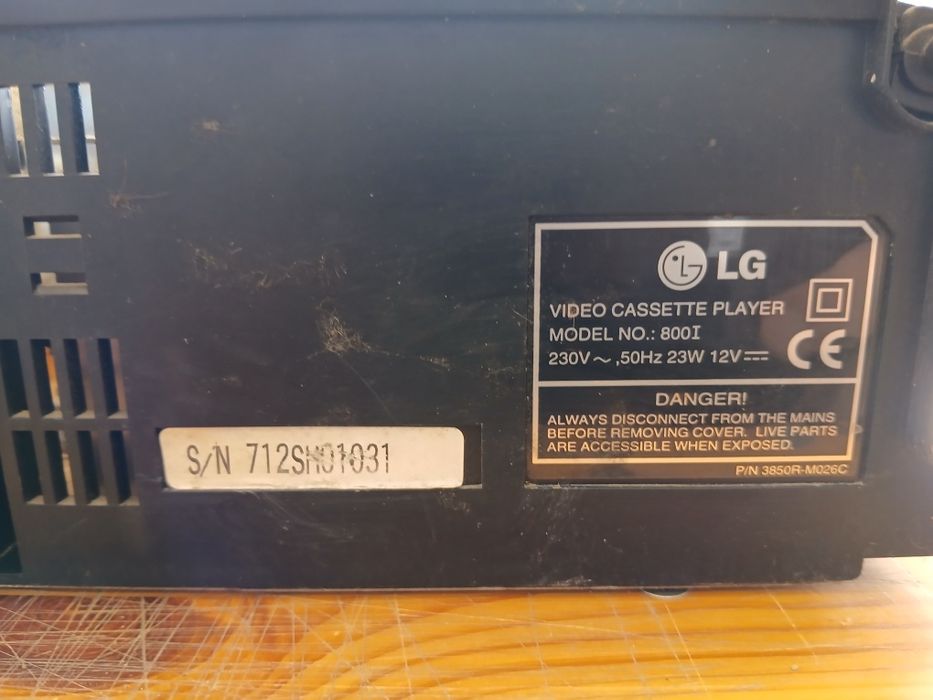 Caseta video player Lg