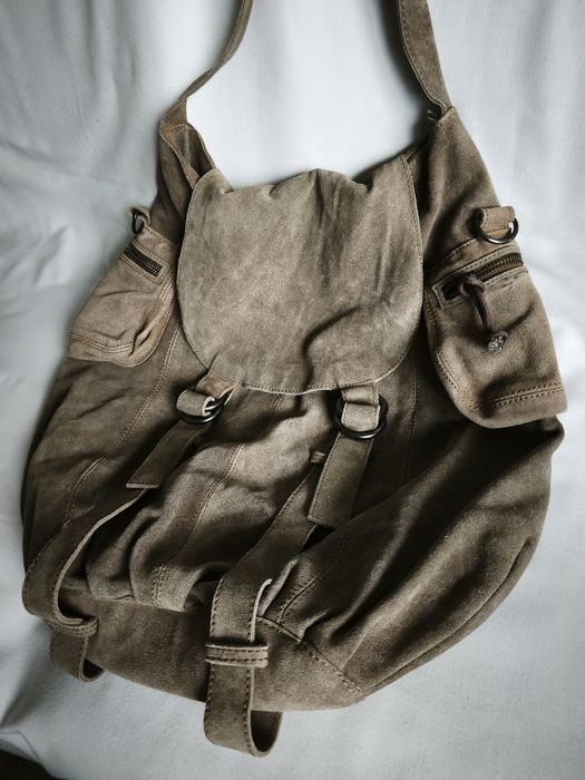 Винтидж чанта естествена кожа