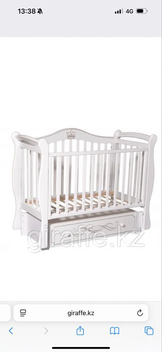 Детская кроватка, аксессуары в подарок