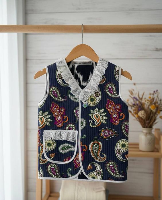 Детские жилетки на весну