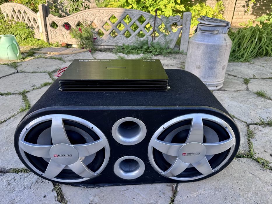 продаеться сабуфер element 5 с уселителем 5000w