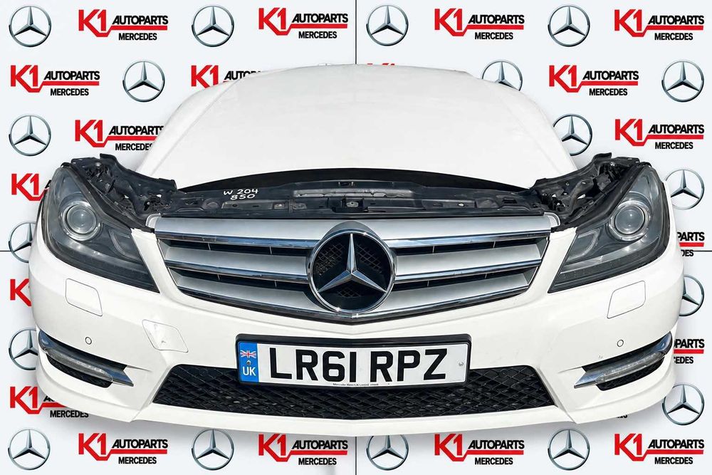 Челен удар / Предница за мерцедес Ц класа / C class w204 2011-2014 година цвят 650