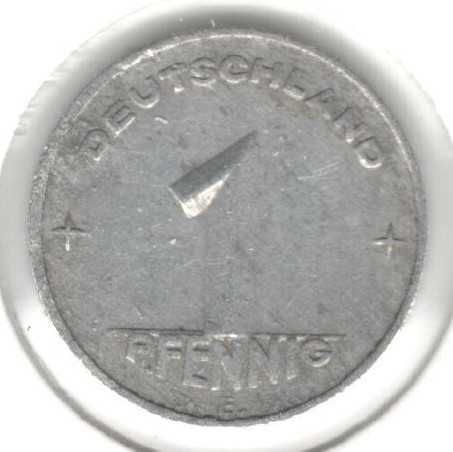 Germany D.R.-1 Pfennig-1953 E-KM# 5