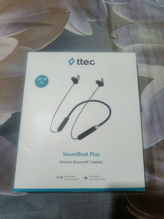 Ttec Bluetooth слушалки SoundBeat Plus