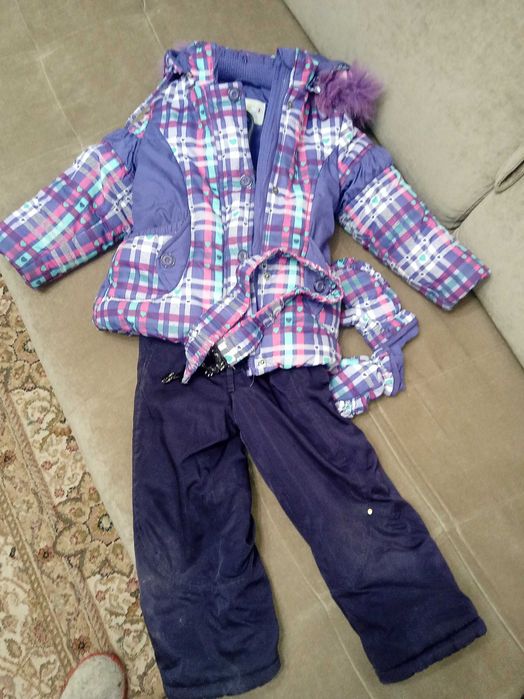 Зимний комбинезон на девочку