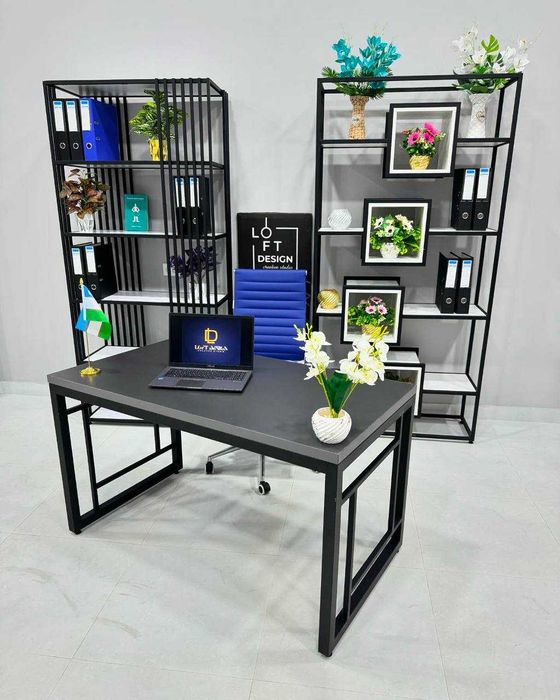 Компьютерный стол в стиле лофт , рабочий стол, письменный стол