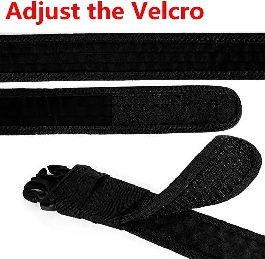 Curea Tactică YNNA® Combat, Reglabilă 105-130 cm, Negru – Durabilita