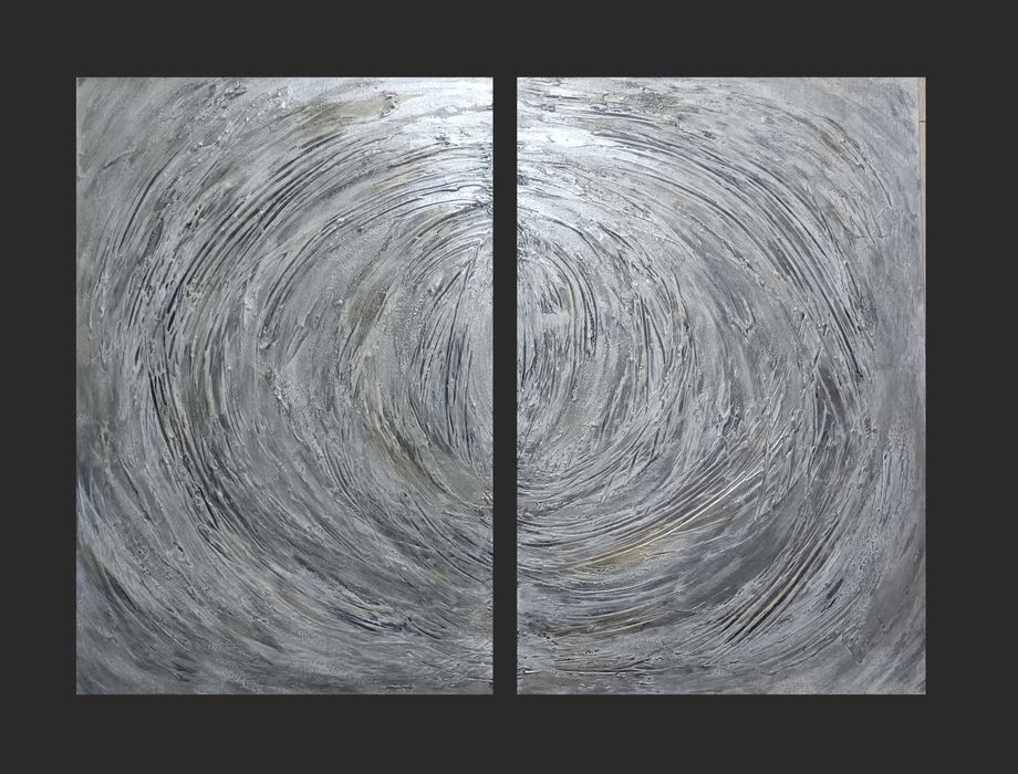 Интерьерная картина  -акрил, поталь, текстура