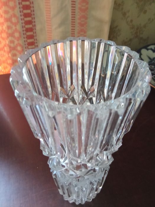 Ваза и салатница-конфетница хрустальные