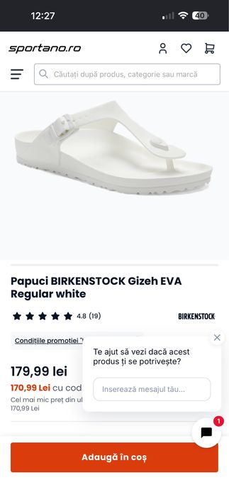 Papuci  birkenstock