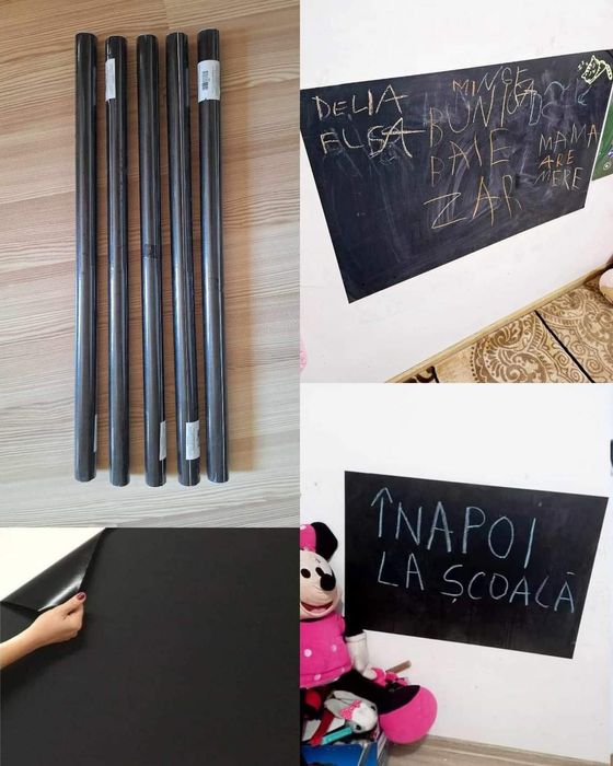 Tablă autoadezivă memo cu cretă