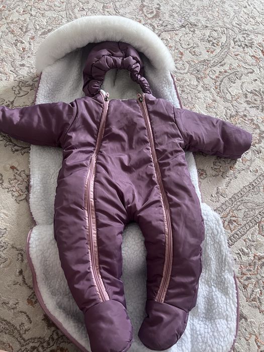 Кокон-комбинезон зимний