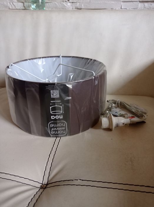 Абажур "Noa" цвят шоколад