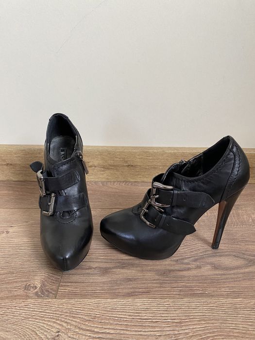 Ботильоны кожаные Баскони