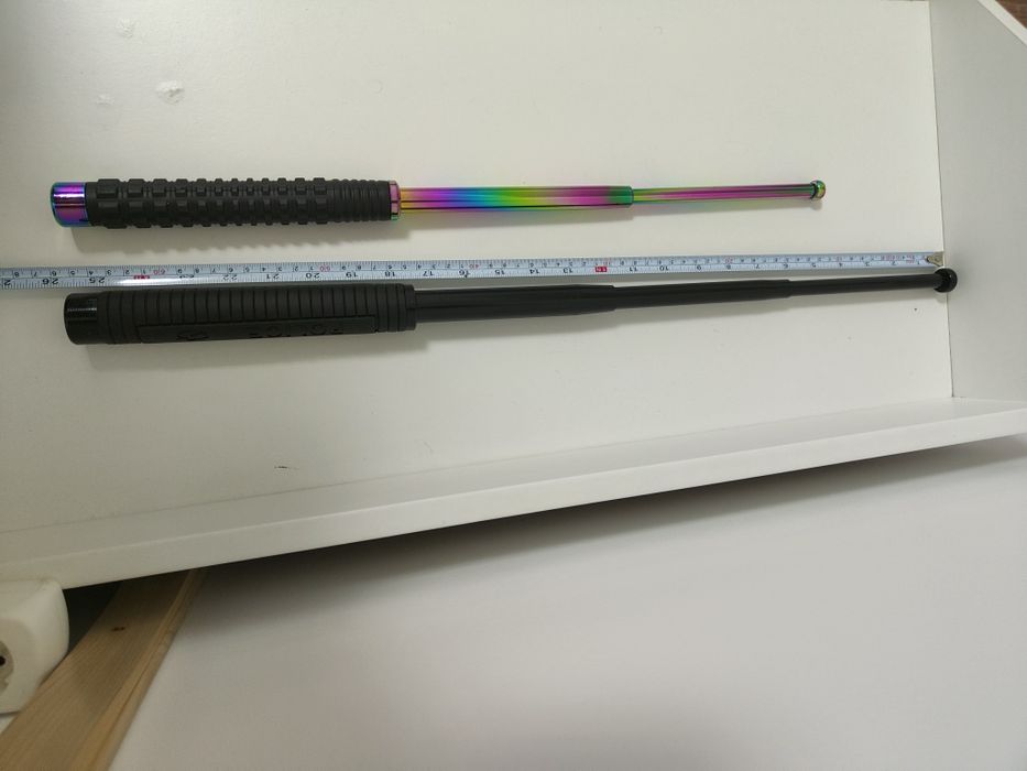 Baston Telescopic Negru sau Fade / Baston Telescopic Otel