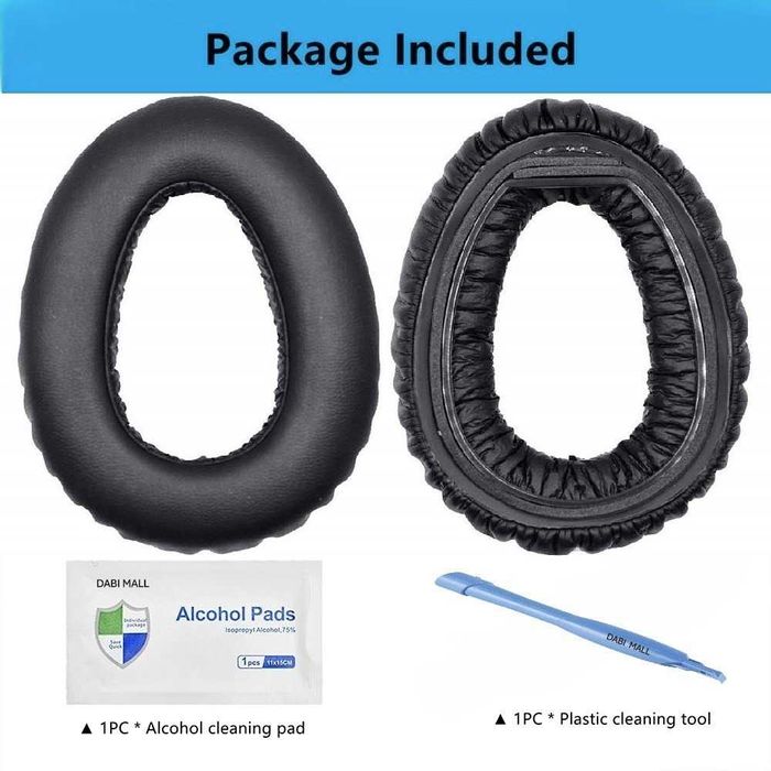 Set 2 bureti pentru casti Sennheiser PXC 550-II Wireless / PXC 550 / PXC 480 / MB 660 UC MS / 709350 / EPOS MB 660 UC MS - Piele ecologica