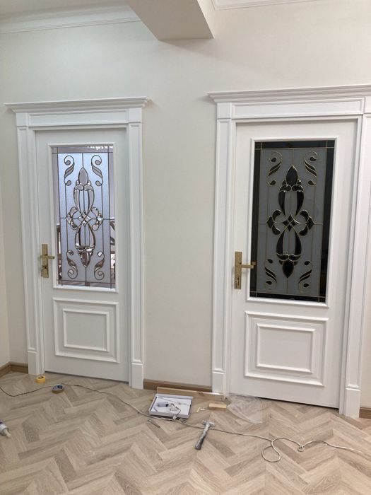 Межкомнатные МДФ двери. Классика и неоклассика. Крашенний и шпонирован