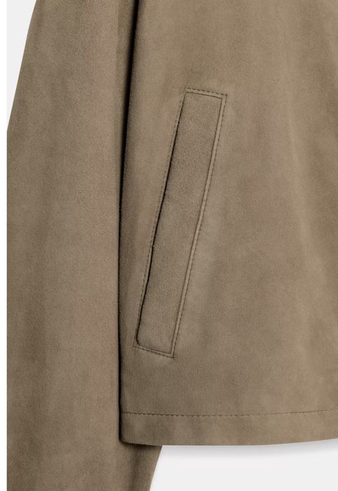 Ново яке от естествен велур ZARA