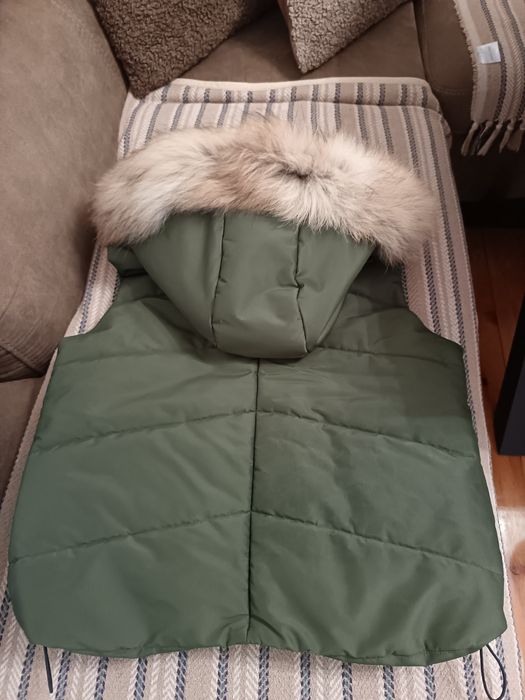 Дамски елек с естествен косъм